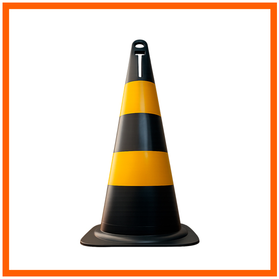 Cone rígido 75cm