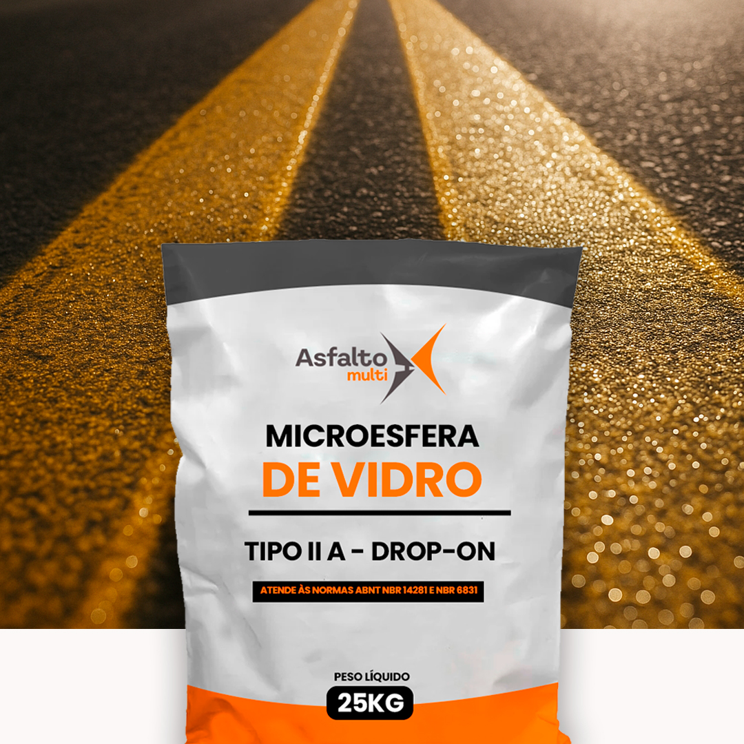 microesferas de vidro Tipo II A – Drop-on