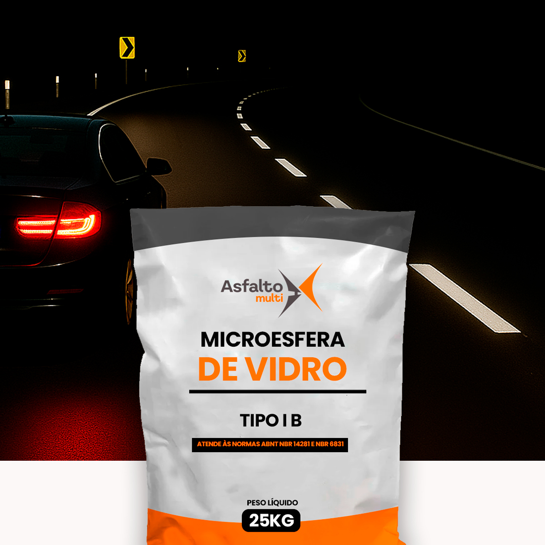 microesferas de vidro Tipo I B