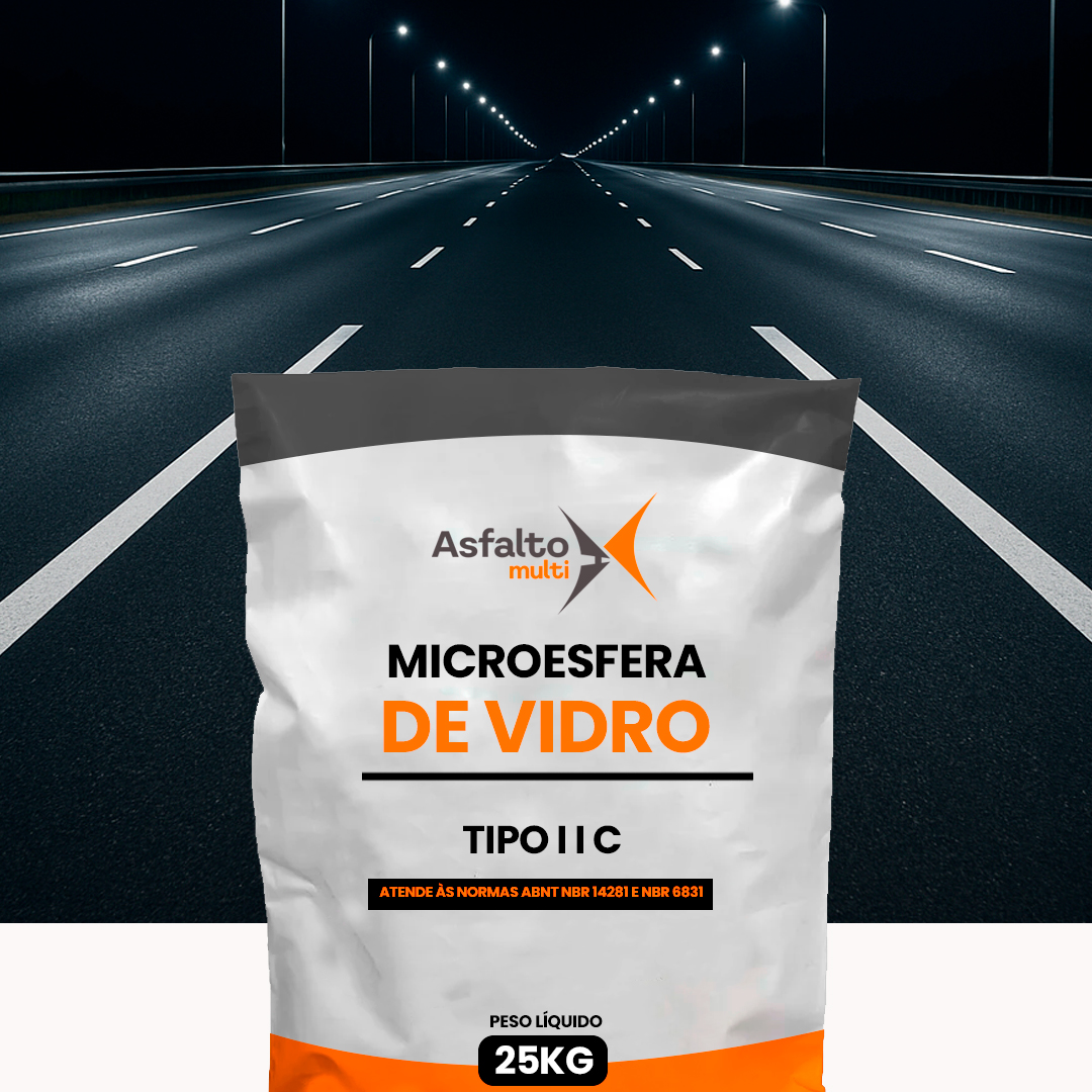 microesferas de vidro Tipo II C