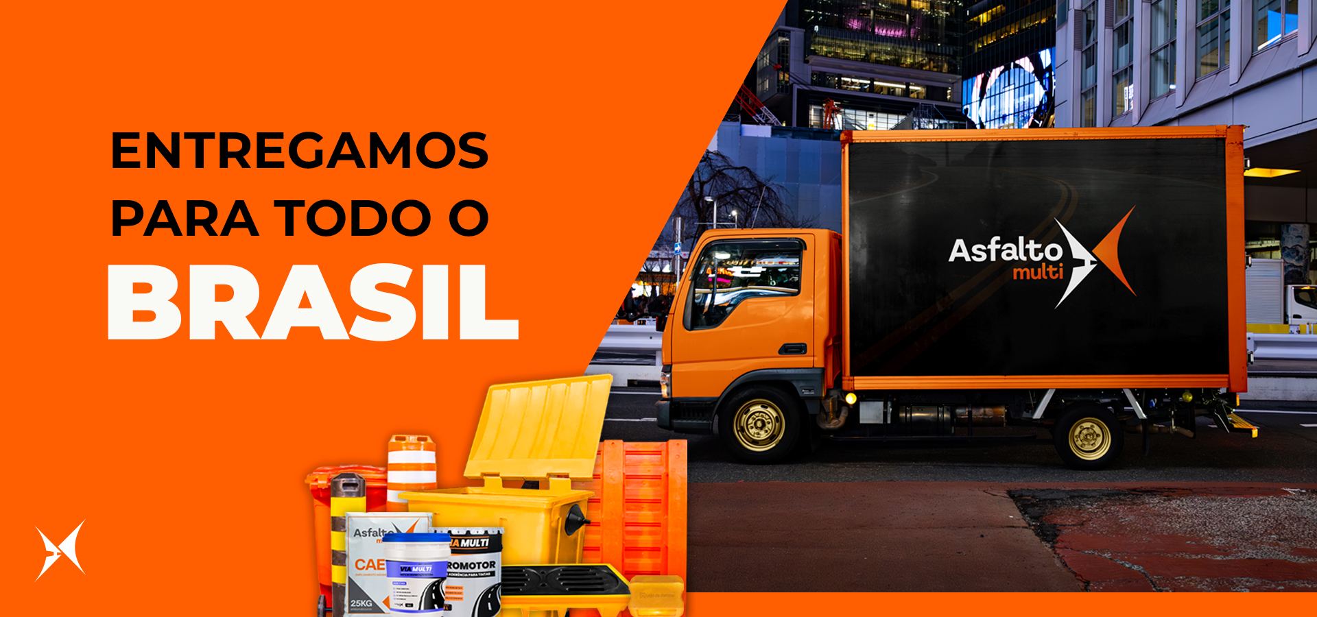 Entregamos para todo o Brasil