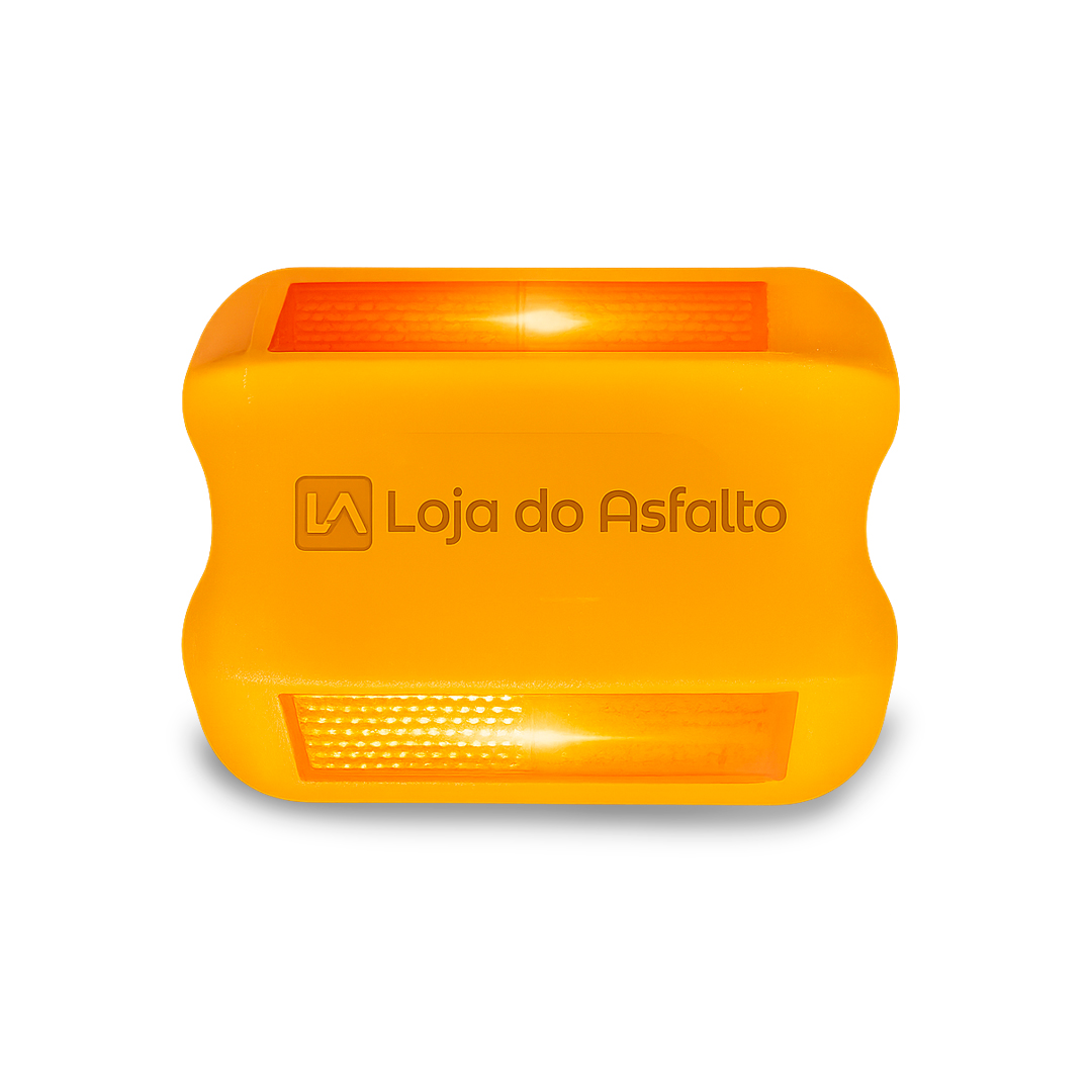 TACHA DE RESINA REFLETIVA BIDIRECIONAL
