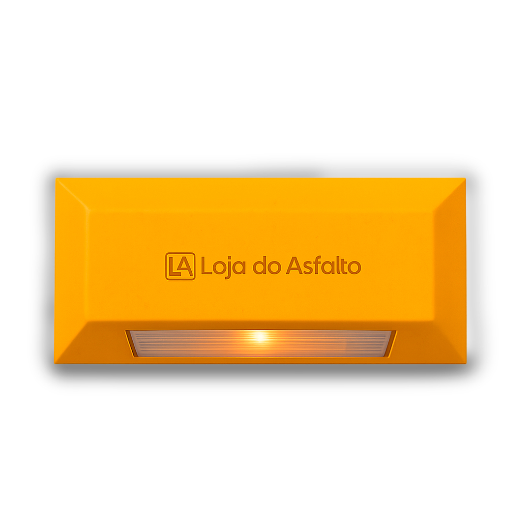 MINI TACHÃO REFLETIVO DE RESINA MONODIRECIONAL