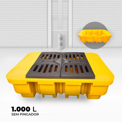 Pallet de Contenção para IBC 1000 Litros Sem Pingador